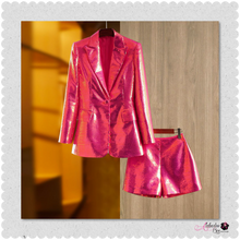 Load image into Gallery viewer, “OH 💕 That’s So Adrienne 💕” Sequin Short Suit