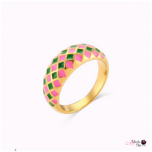 Load image into Gallery viewer, The “Pretty Girl 💕💚 ROCK” Ring
