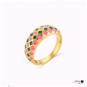 The “Pretty Girl 💕💚 ROCK” Ring