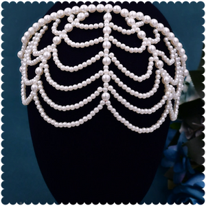 The “PEARLfect ⚪️ Tiered” Headband - Alabaster Box Boutique