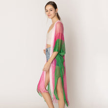 Load image into Gallery viewer, &quot;Pretty Girl Luxe Net 💞💚 Light-Weight&quot; Kimono Poncho
