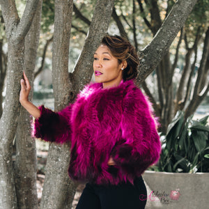 Foxy Lady Fur 💞💜🖤 (More Colors Available) - Alabaster Box Boutique