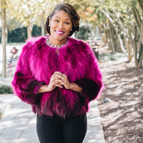 Foxy Lady Fur 💞💜🖤 (More Colors Available) - Alabaster Box Boutique