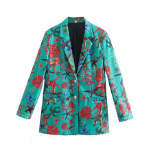 Load image into Gallery viewer, The “Aquamarine 🌊🐳🐬🐋” Blazer - Alabaster Box Boutique