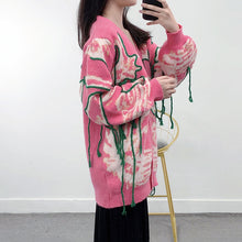 Load image into Gallery viewer, The “jAcKuArd Tassel 💕💚” Cardigan - Alabaster Box Boutique