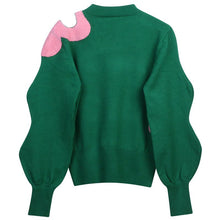 Load image into Gallery viewer, The “Sweetie Pie 💕💚💕” Sweater - Alabaster Box Boutique