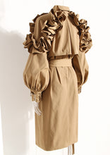 Load image into Gallery viewer, “Grand 🚪 Entrance” Trench Coat - Alabaster Box Boutique