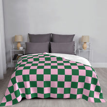 Load image into Gallery viewer, The “ChecAKAboard” 💕💚 Throw Blanket - Alabaster Box Boutique