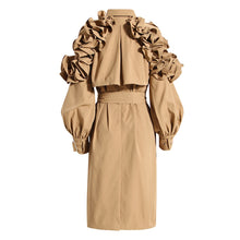 Load image into Gallery viewer, “Grand 🚪 Entrance” Trench Coat - Alabaster Box Boutique