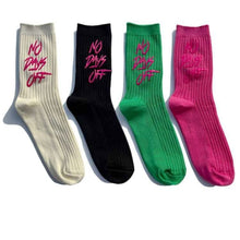 Load image into Gallery viewer, “No Days Off 💕💚” Socks