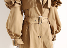 Load image into Gallery viewer, “Grand 🚪 Entrance” Trench Coat - Alabaster Box Boutique
