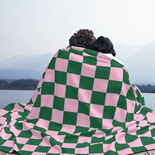 Load image into Gallery viewer, The “ChecAKAboard” 💕💚 Throw Blanket - Alabaster Box Boutique