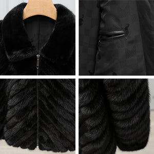 pepperMINKs ⚫️ Fur Coat - Alabaster Box Boutique