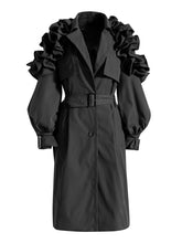 Load image into Gallery viewer, “Grand 🚪 Entrance” Trench Coat - Alabaster Box Boutique