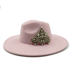 The PEARLfect ⚪️ Pearl Fedora Hat - Alabaster Box Boutique