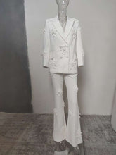 Load image into Gallery viewer, The “Pink &amp; White 🌺 Passion Suit” (Suit &amp; Blazer Only)