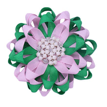 Load image into Gallery viewer, “A Pretty 💕💚 Frenzy” Brooch