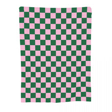 Load image into Gallery viewer, The “ChecAKAboard” 💕💚 Throw Blanket - Alabaster Box Boutique