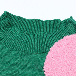 The “Sweetie Pie 💕💚💕” Sweater - Alabaster Box Boutique