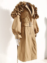 Load image into Gallery viewer, “Grand 🚪 Entrance” Trench Coat - Alabaster Box Boutique