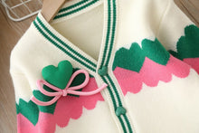 Load image into Gallery viewer, “My 💕💚 Belongs To You”  Kids Cardigan