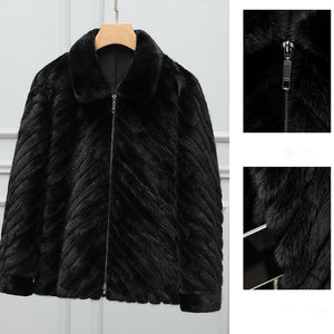 pepperMINKs ⚫️ Fur Coat - Alabaster Box Boutique