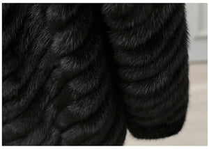 pepperMINKs ⚫️ Fur Coat - Alabaster Box Boutique