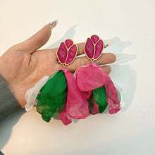 Load image into Gallery viewer, “Pretty 💕💚 Romantic” Earrings