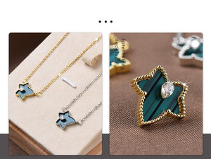 Krystal 💎 Ivy Necklace & Earrings - Alabaster Box Boutique