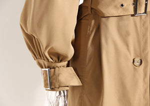 “Grand 🚪 Entrance” Trench Coat - Alabaster Box Boutique