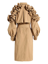 Load image into Gallery viewer, “Grand 🚪 Entrance” Trench Coat - Alabaster Box Boutique