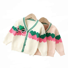 Load image into Gallery viewer, “My 💕💚 Belongs To You”  Kids Cardigan - Alabaster Box Boutique