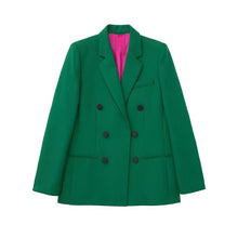 Load image into Gallery viewer, The “UNDERstatement 💕💚” Blazer - Alabaster Box Boutique