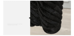pepperMINKs ⚫️ Fur Coat - Alabaster Box Boutique