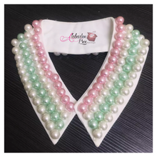 Load image into Gallery viewer, The PEARLfect ⚪️ Pink &amp; Green Collar Necklace - Alabaster Box Boutique