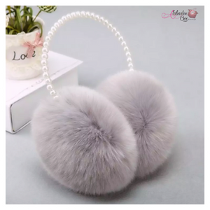 The PEARLfect 💗🖤🤍 Earmuffs - Alabaster Box Boutique