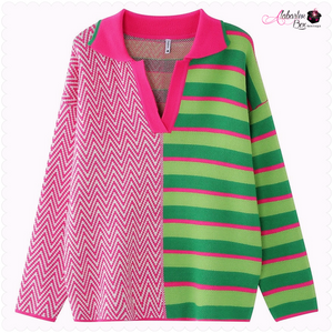 The "Pretty 💕💚 Confusing" Sweater - Alabaster Box Boutique