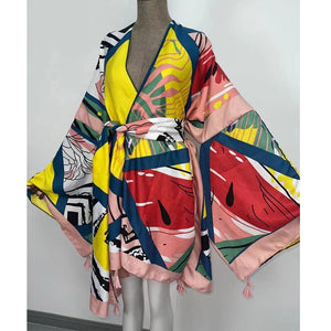 Jet Setting ✈️ Wrap Kimono
