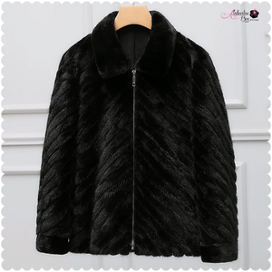 pepperMINKs ⚫️ Fur Coat - Alabaster Box Boutique