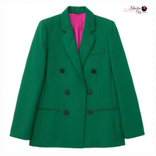 Load image into Gallery viewer, The “UNDERstatement 💕💚” Blazer - Alabaster Box Boutique