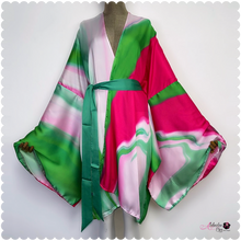 Load image into Gallery viewer, The K Is 4 💕💚 Kimono #2- Short Verison - Alabaster Box Boutique