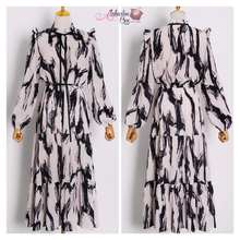 Load image into Gallery viewer, The &quot;Pandemonium 🖤🤍&quot; Dress - Alabaster Box Boutique