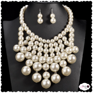 The "PEARLescence ⚪️" Necklace Set - Alabaster Box Boutique