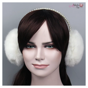 The PEARLfect 💗🖤🤍 Earmuffs - Alabaster Box Boutique