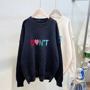 The “Don’t 🚫” Sweater - Alabaster Box Boutique