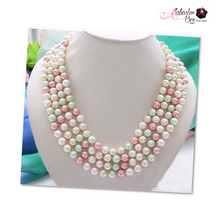 Load image into Gallery viewer, The &quot;PEARLing 🟢💕⚪️&quot; Necklace - Alabaster Box Boutique
