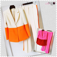 Load image into Gallery viewer, Just 🅿️ushing .... Two Piece Blazer &amp; Pants Set - Alabaster Box Boutique