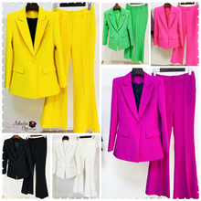 Load image into Gallery viewer, &quot;Suited👢Booted &quot; Two Piece Blazer and Pant Suit - Alabaster Box Boutique