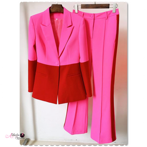 Just 🅿️ushing .... Two Piece Blazer & Pants Set - Alabaster Box Boutique