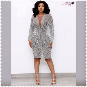 “BIG Ri$h 50th 🎊🎉✨” Dress - Alabaster Box Boutique